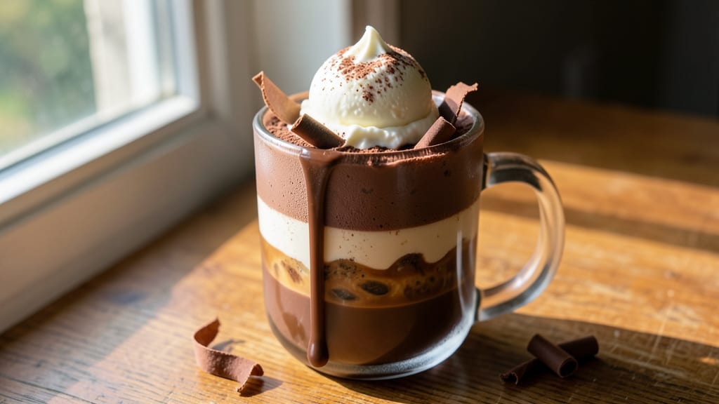 Belgian Chocolate Milkshake Recipe: Thick Shake With Fudgy Chunks and Vanilla Ice Cream Twist