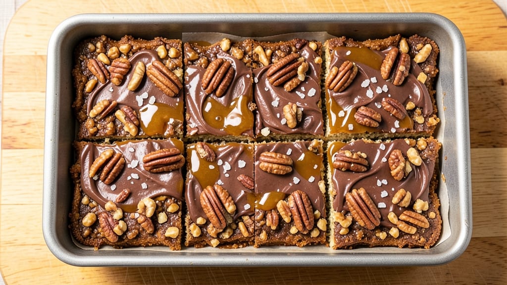 Pioneer Woman Caramel Chocolate Crunch Bars Recipe: Triple-Layered Magic With Buttery Pecan Top
