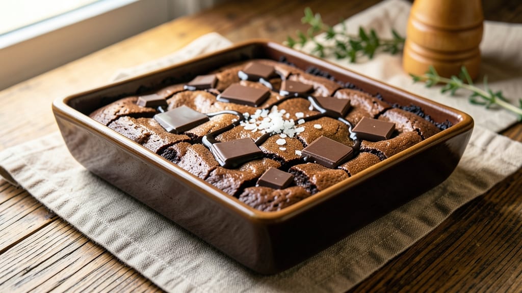 Brownie Recipe With Semi-Sweet Chocolate Squares: Fudgy Cracks and Melty Swirls