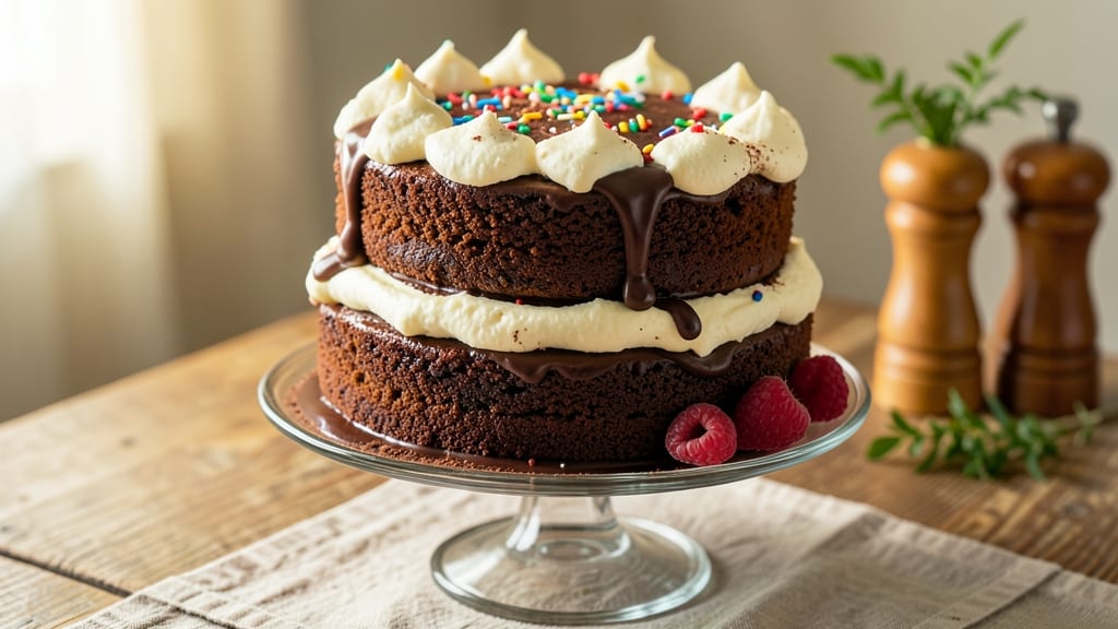 Children's Chocolate Birthday Cake Recipe: Towering Layers of Fudgy Joy