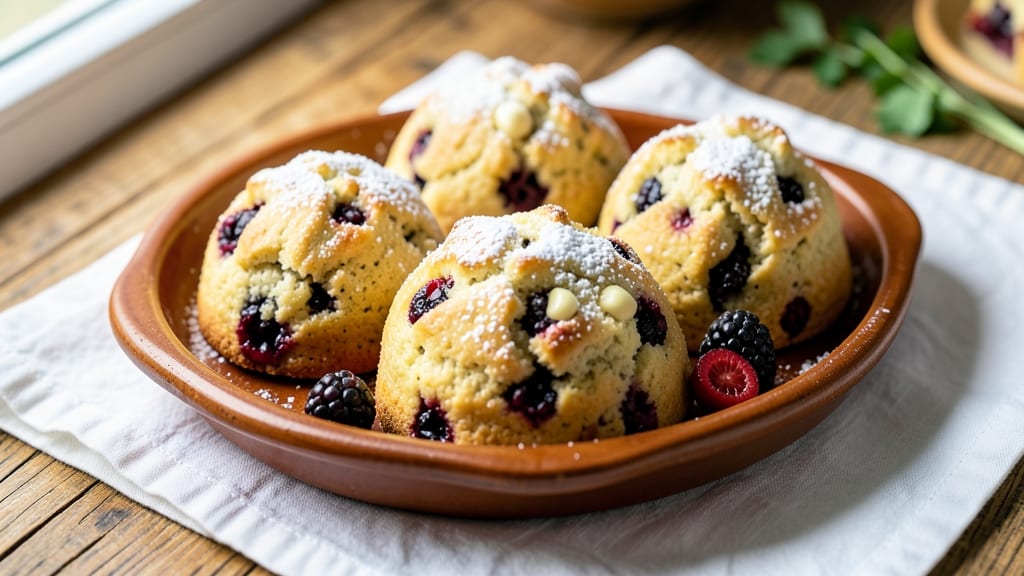 Blackberry White Chocolate Scones Recipe: Tart Berries and Melty Chunks in One Bite