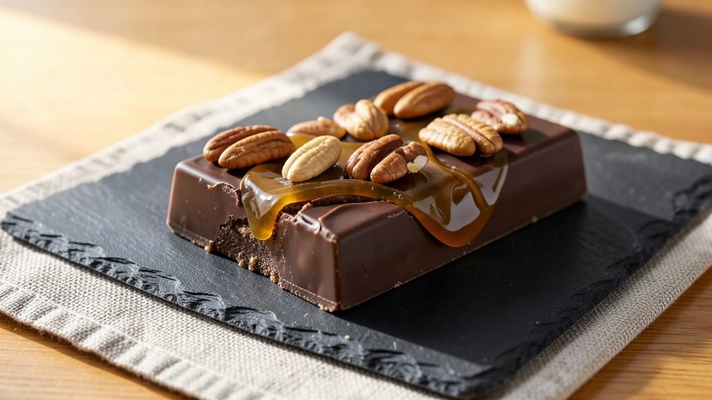 Caramel Nut Chocolate Bars Recipe: Crunchy Nut Clusters in Every Break