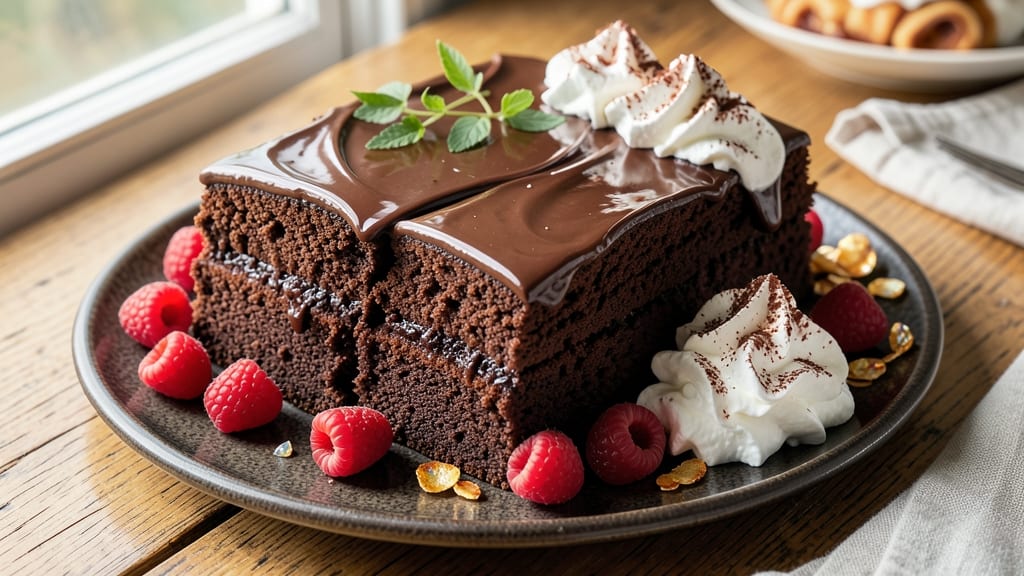 Best Chocolate Sheet Cake Ever Recipe: Triple-Layered Fudge With Secret Buttermilk Secret