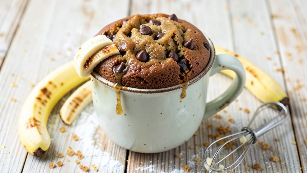 Banana Chocolate Chip Mug Cake Recipe: Single-Serve Warmth in 2 Minutes