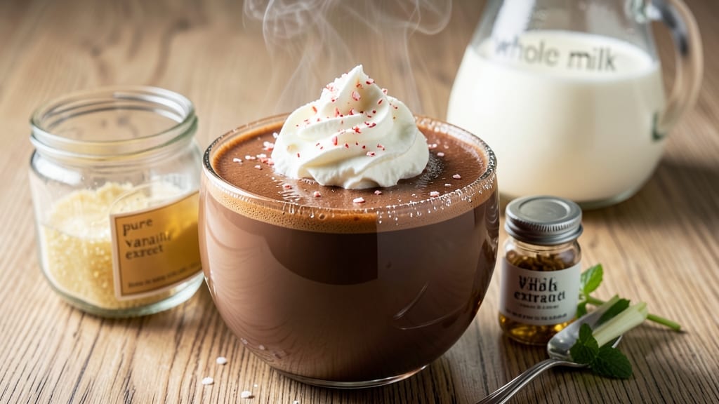Black and White Hot Chocolate Recipe: Bold Peppermint Swirls and Creamy Cocoa Layers