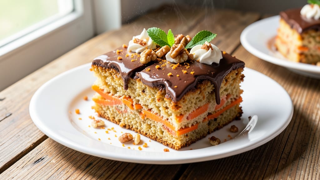 Carrot Cake With Chocolate Icing Recipe: Triple-Layered Moistness and Rich Frosting