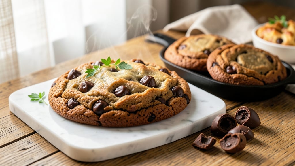 Big Chunky Chocolate Chip Cookie Recipe: Double-Baked Crunch With Melty Centers