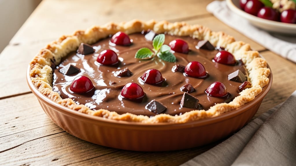 Cherry Chocolate Cobbler Recipe: Warm Spiced Fruit and Gooey Chocolate Layers
