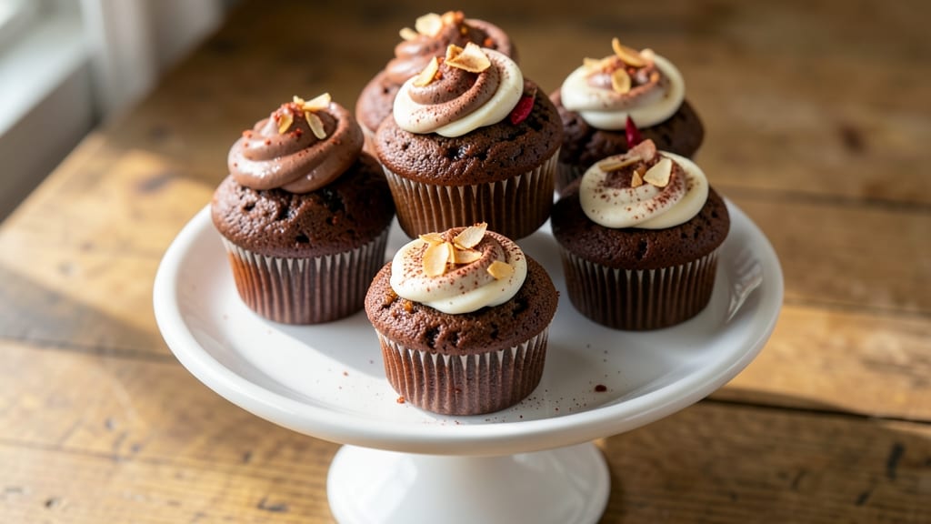 Chilli Chocolate Cupcake Recipe: Spiced Dark Chocolate and Coffee Kick