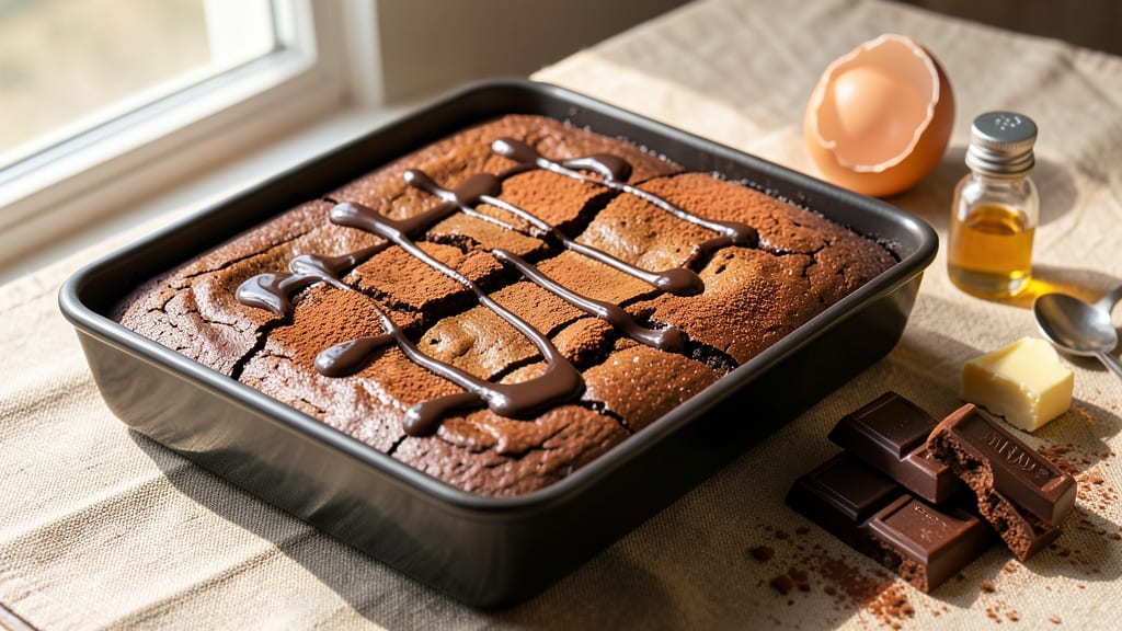Belgian Chocolate Brownie Recipe: Deep Dark Fudge With Crispy Cocoa Dust