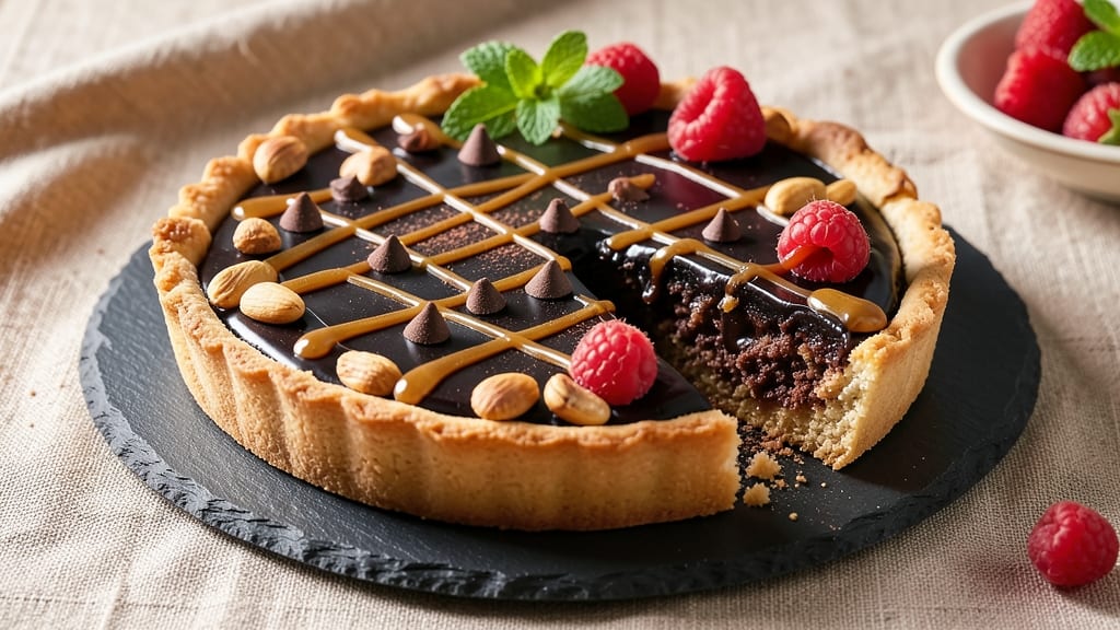 Baked Chocolate Tart Recipe: Crisp Shell Meets Molten Chocolate Center