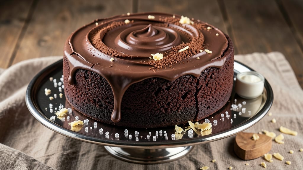 Best Moist Dense Chocolate Cake Recipe: Fudgy Crust and Velvety Layers