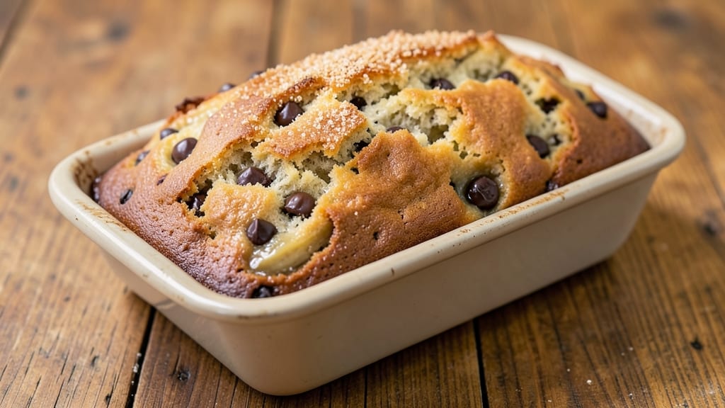 Banana Bread Loaf Recipe with Chocolate Chips: Moist Crumb and Melty Swirls in One Bite
