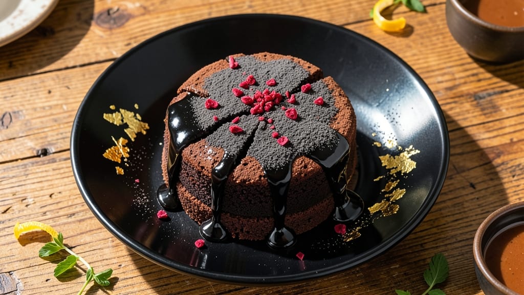 Black Chocolate Drip Recipe: Fudgy Layers With Warm Vanilla Bean Drizzle