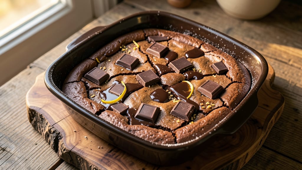 Brownie Recipe With Baking Chocolate Squares: Fudgy Cracks and Ultra-Smooth Melting Hearts