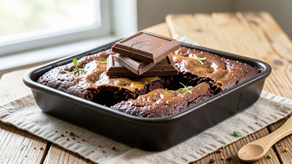 Brownie Recipe with Hershey Chocolate Bars: Fudgy Crack Top and Melty Centers