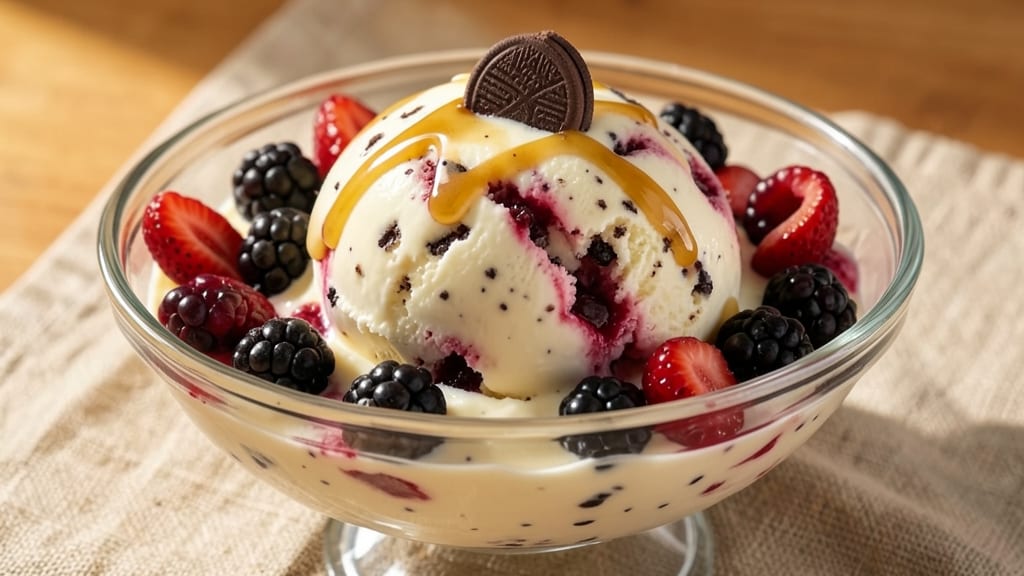 Blackberry Chocolate Chip Ice Cream Recipe: Swirled Summer Indulgence in Minutes