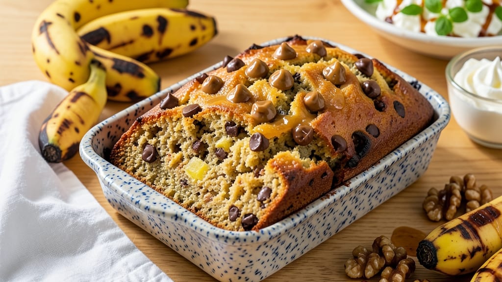 Best Chocolate Chip Banana Bread Recipe in the World: Moist Layers With Nutty Swirls and Crispy Edges