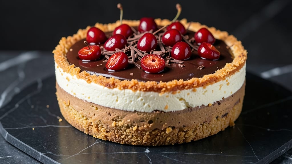Cheesecake Factory Cherry Ghirardelli Chocolate Cheesecake Recipe: Triple-Layered Decadence With Molten Centers