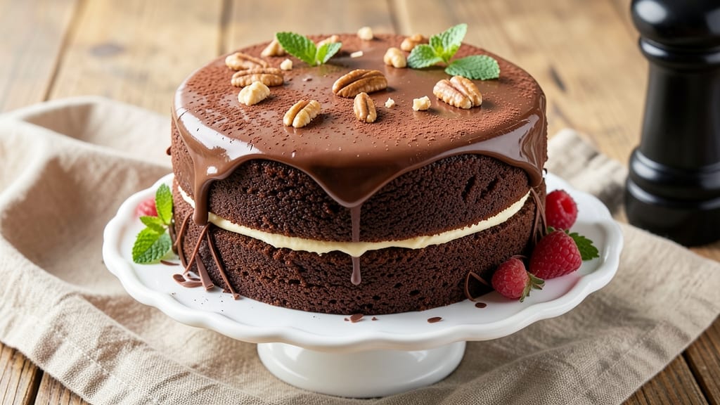 Beautiful Chocolate Cake Recipe: Velvety Layers With Mirror Glaze Finish