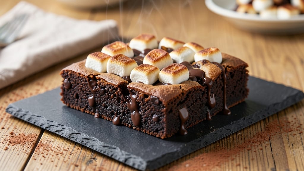 Brownie Recipe With Chocolate Chips and Marshmallows: Gooey Melted Rivers and Crunchy Bites