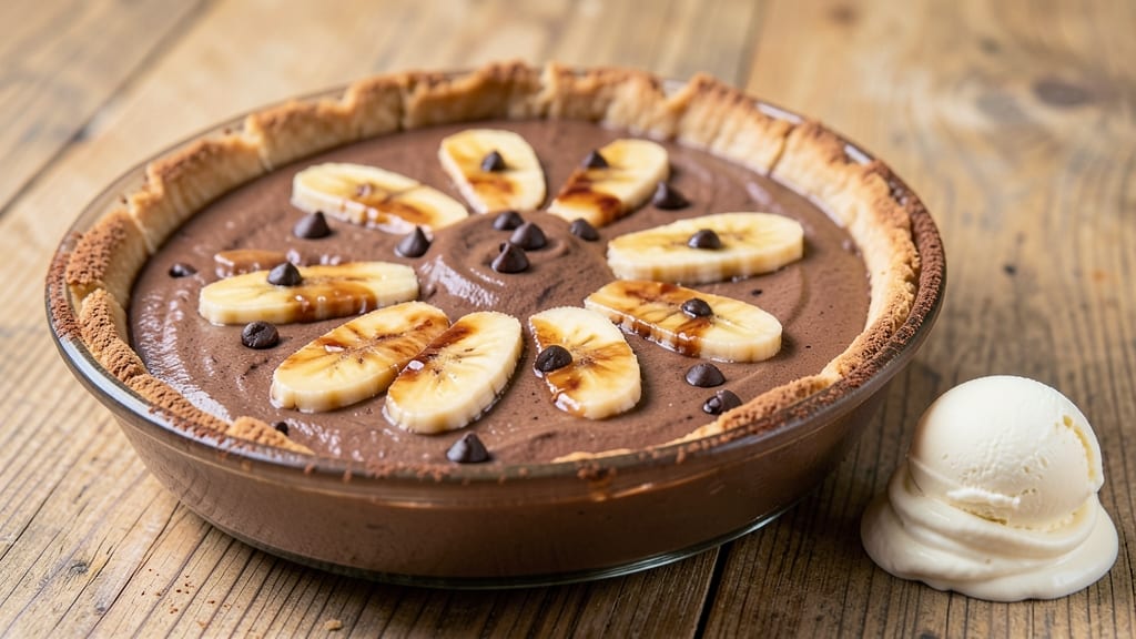 Banana Chocolate Pudding Pie Recipe: Layered Creaminess With Nutty Crunch Top