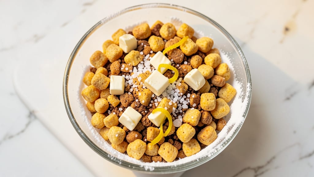 Chex Powdered Sugar Chocolate Bars Recipe: Crunchy Topping and Gooey Melts in One Bite