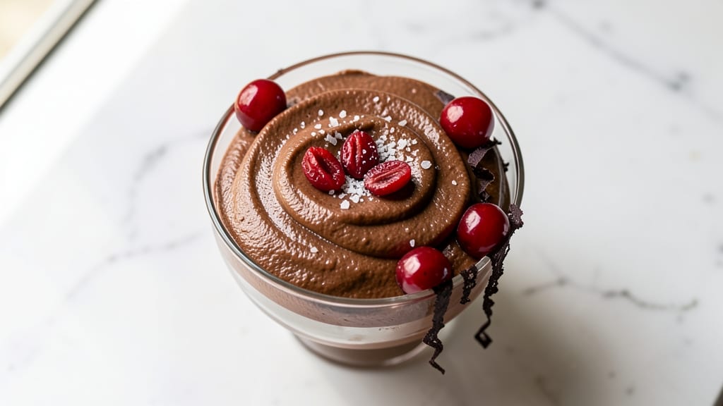 Cherry Chocolate Mousse Recipe: Light-as-Air Cloud With Molten Cherry Swirls