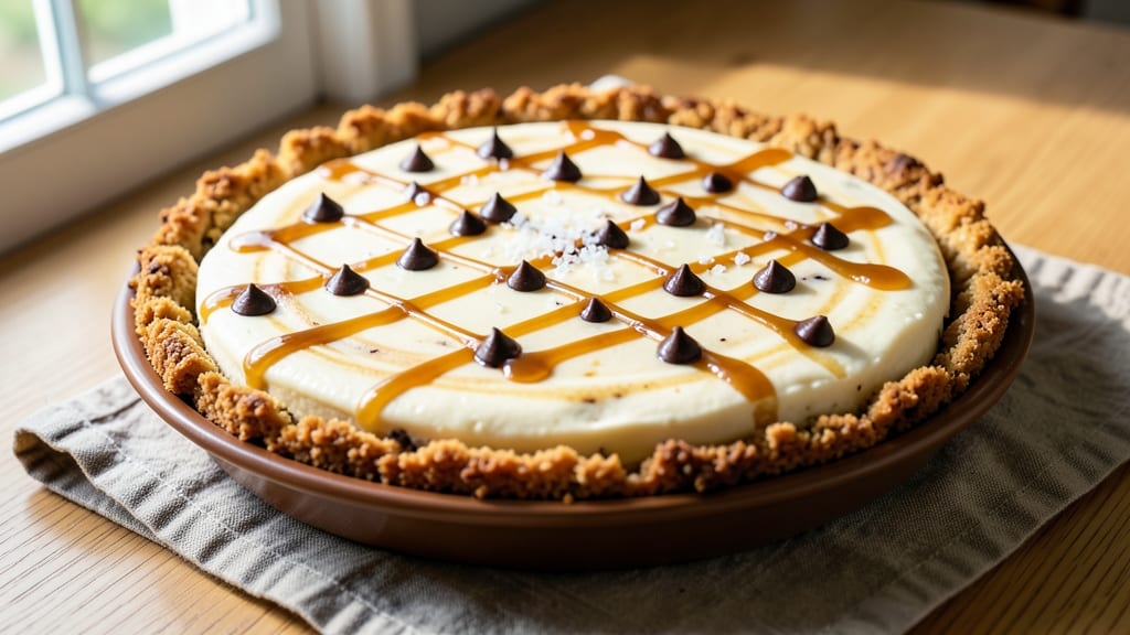 Baked Chocolate Chip Cheesecake Recipe: Fudgy Cocoa Cracks With Buttery Crust