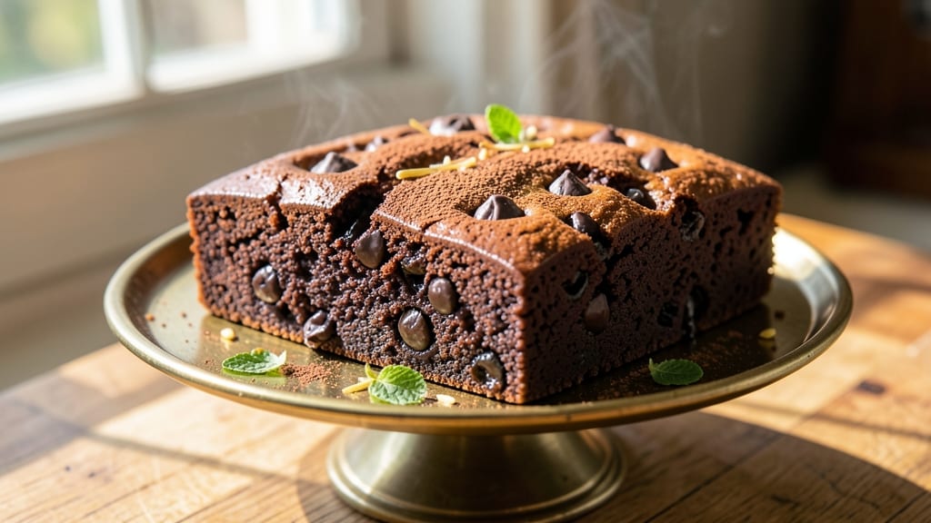 Brownie Recipe With Chocolate Chips and Cocoa: Double Fudgy Layers With Crispy Corners
