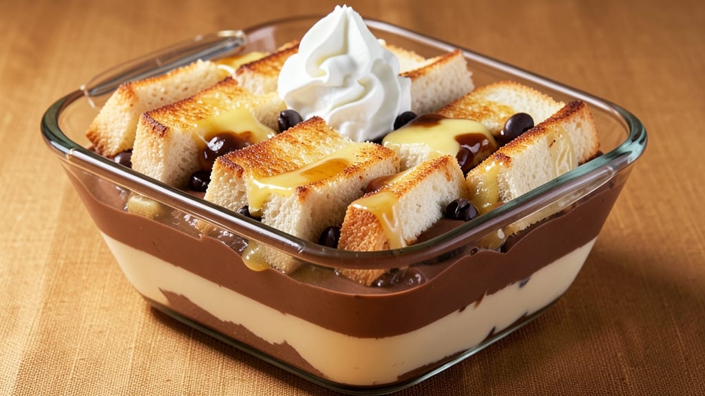 Bread and Butter Chocolate Pudding Recipe: Rich Layers With Buttery Crunch