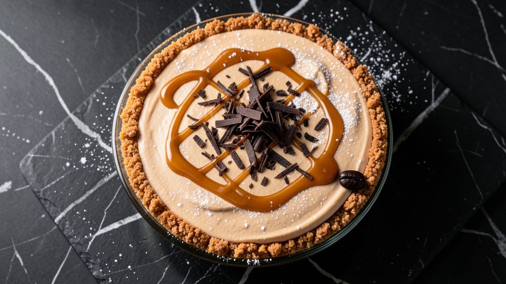 Caramel Chocolate Coffee Cheesecake Recipe: Molten Coffee Layers and Salted Caramel Drizzle