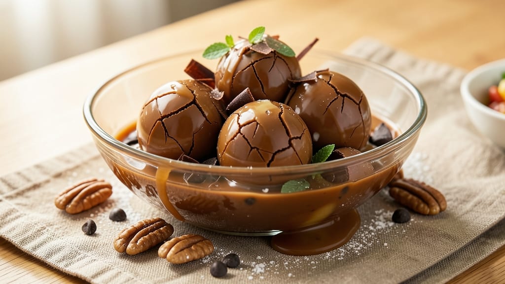 Caramel Chocolate Balls Recipe: No-Bake Bites With Crunchy Nut Shells